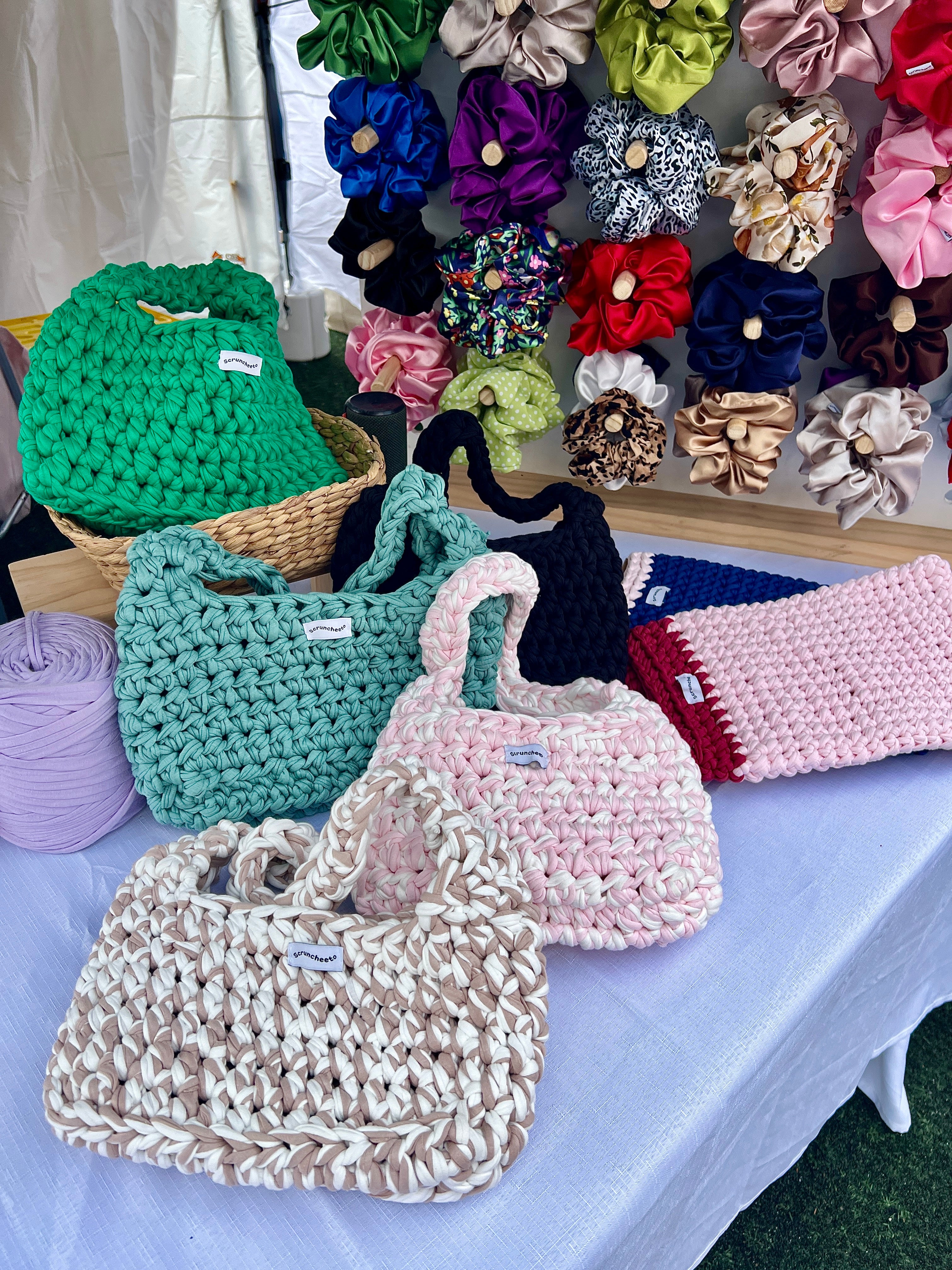 Handmade crochet shops bag