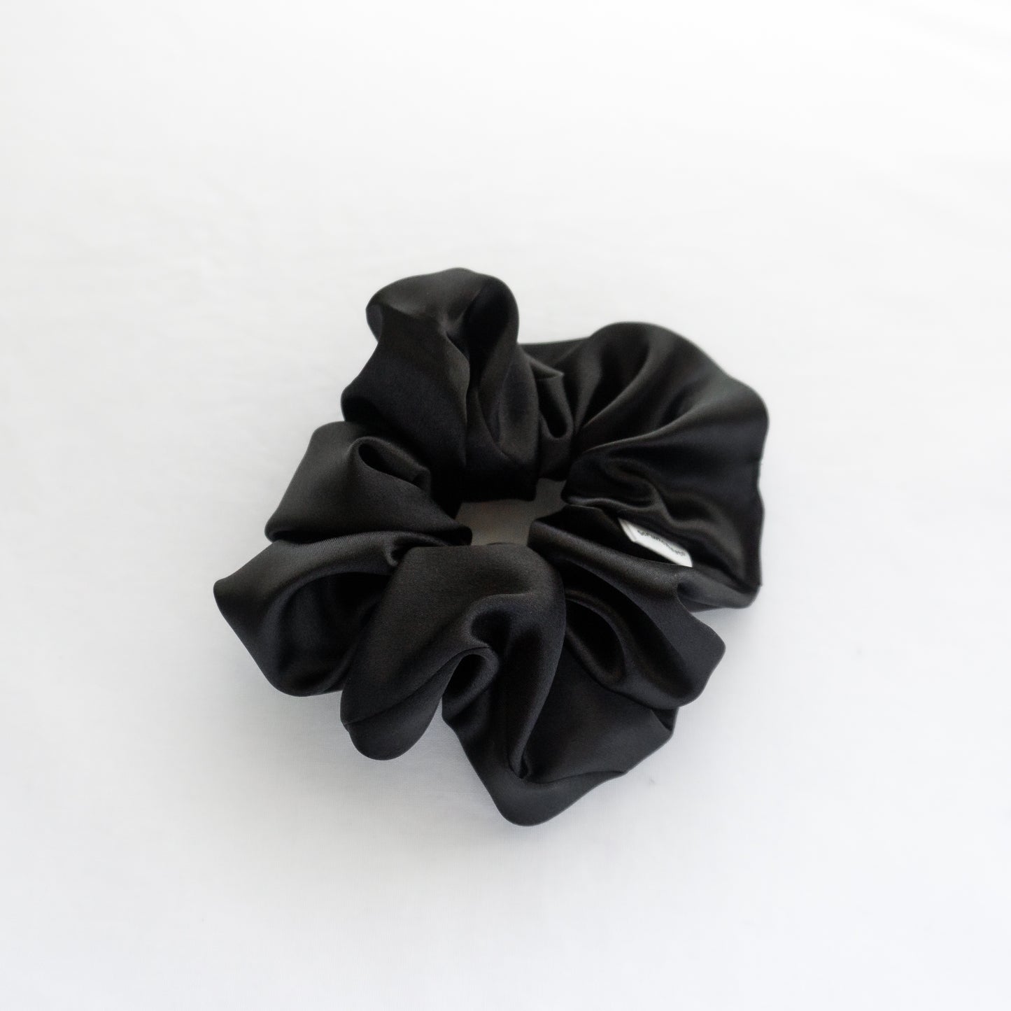 Black Satin Scrunchie