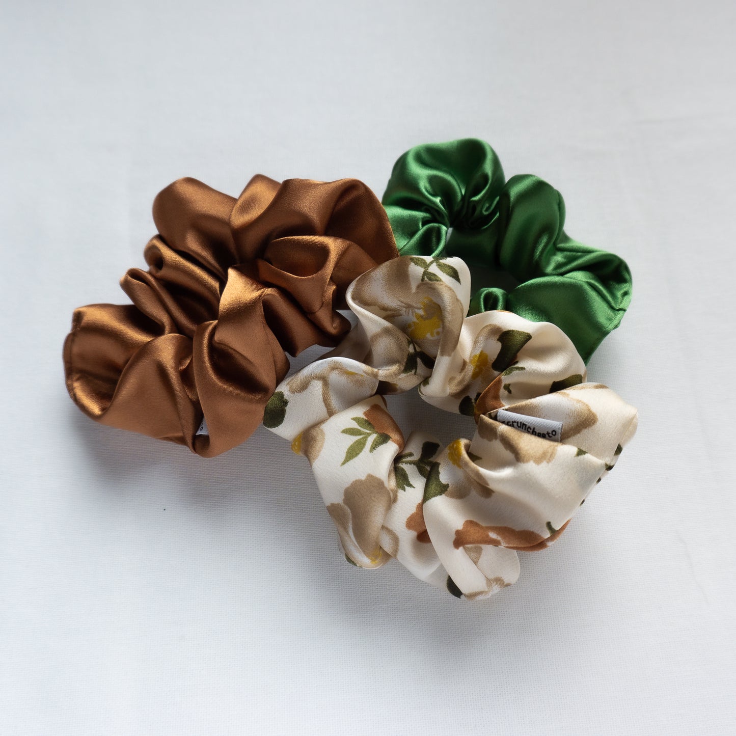 Autumn Satin Scrunchie