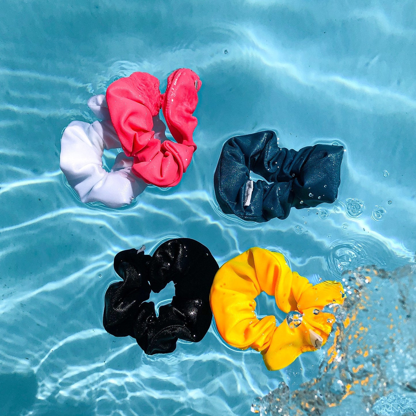 Golden Sport Scrunchies